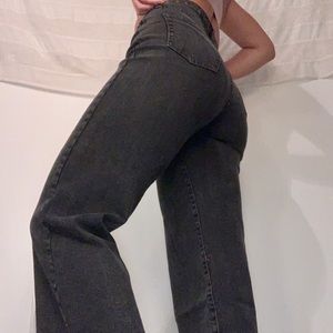 Wild Fable - wide leg / high waisted jeans